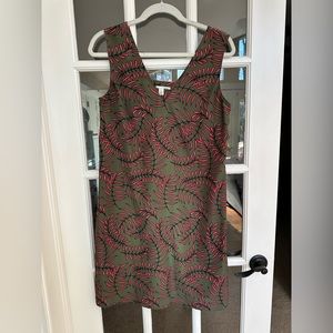 Halogen V-Neck shift dress